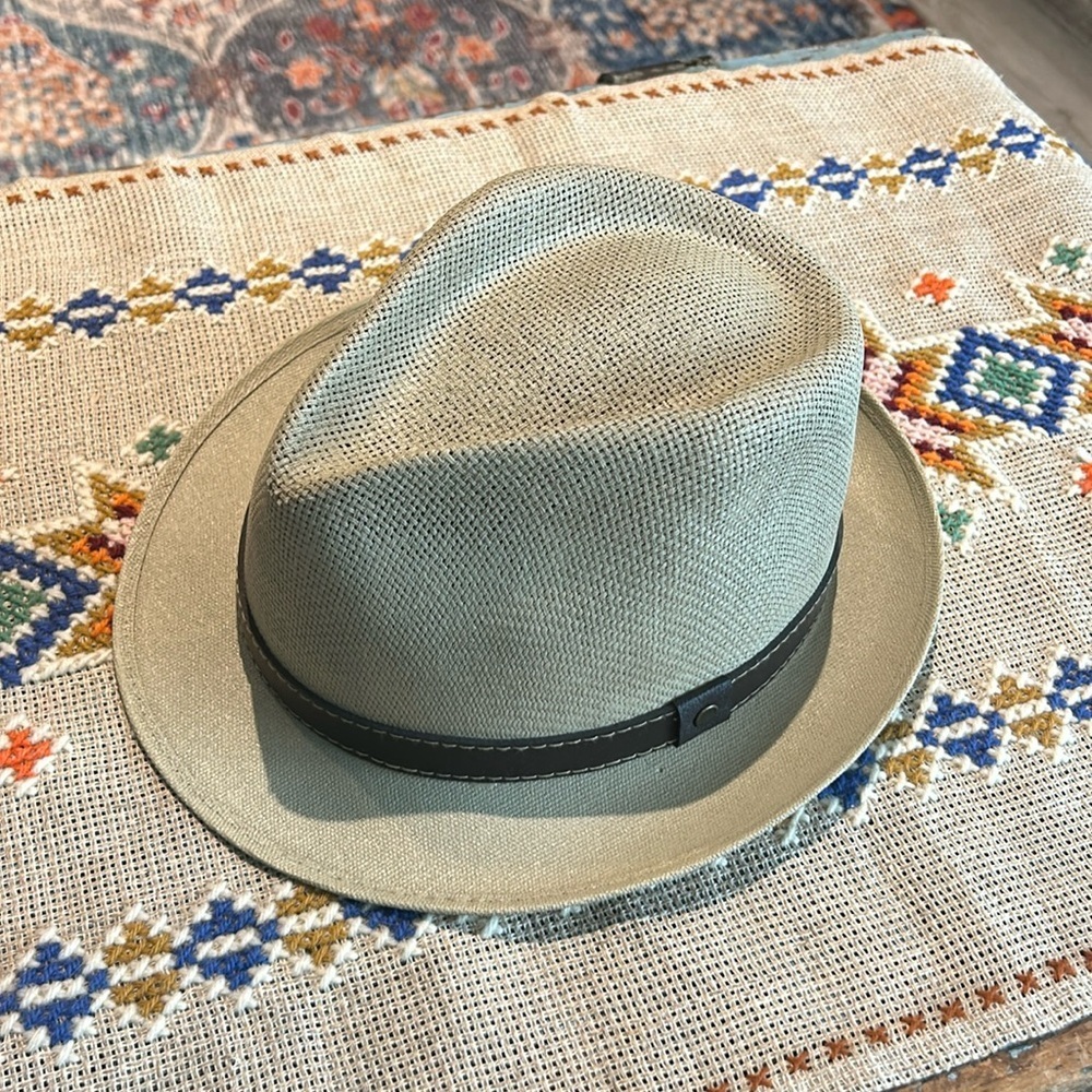 LA Sierra Men’s Straw Fedora Size Medium